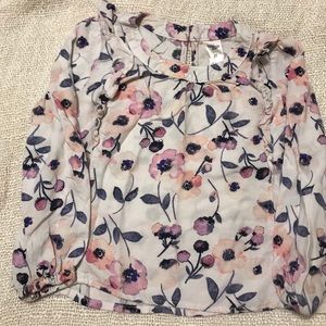 Girls flower blouse